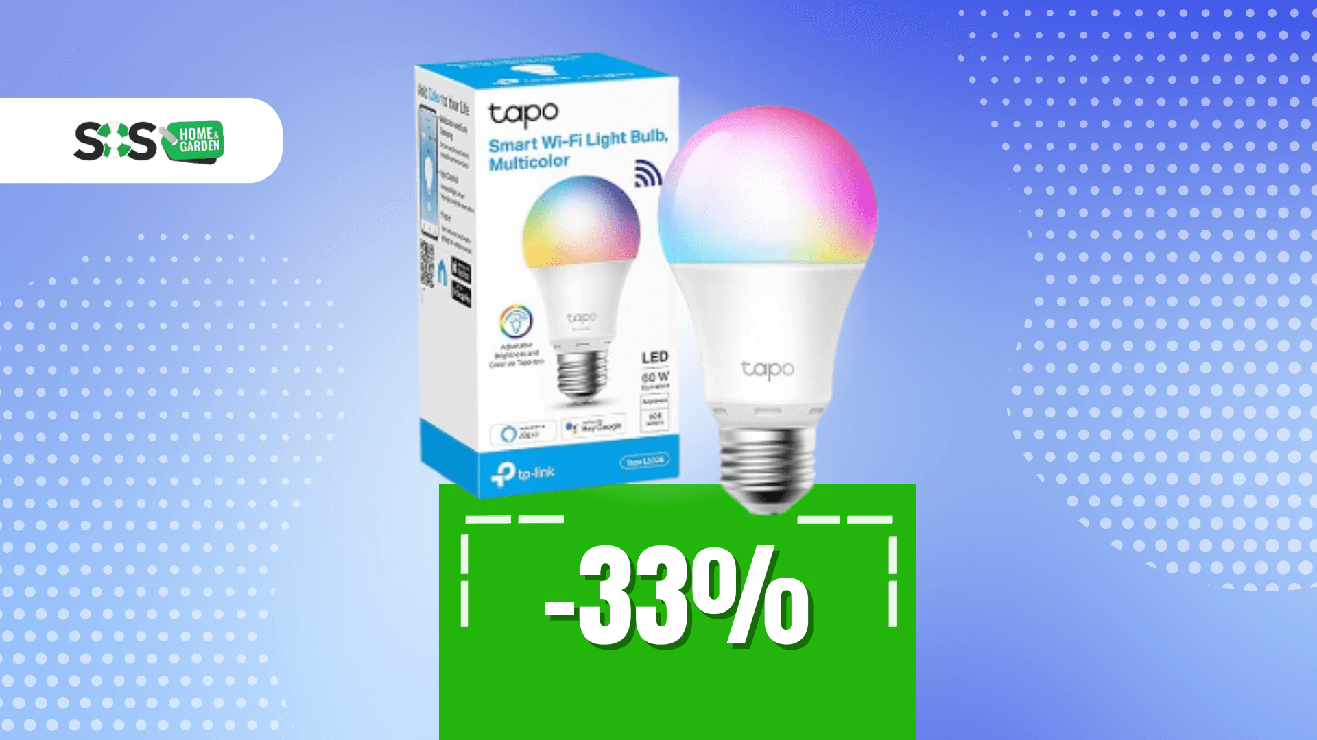 Immagine di Illumina la tua vita con la lampadina LED Tapo a 10€!