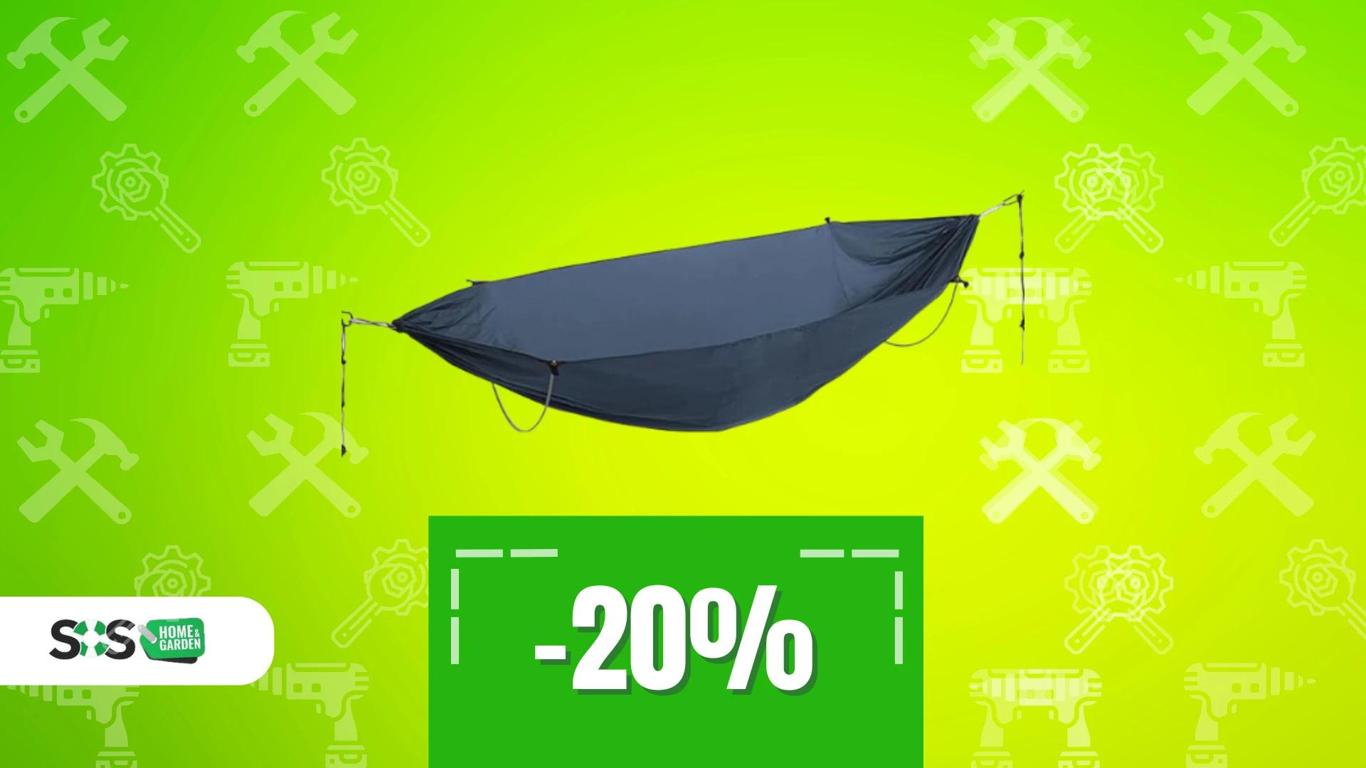 Immagine di Dal giardino al campeggio: splendida amaca a soli 16€!