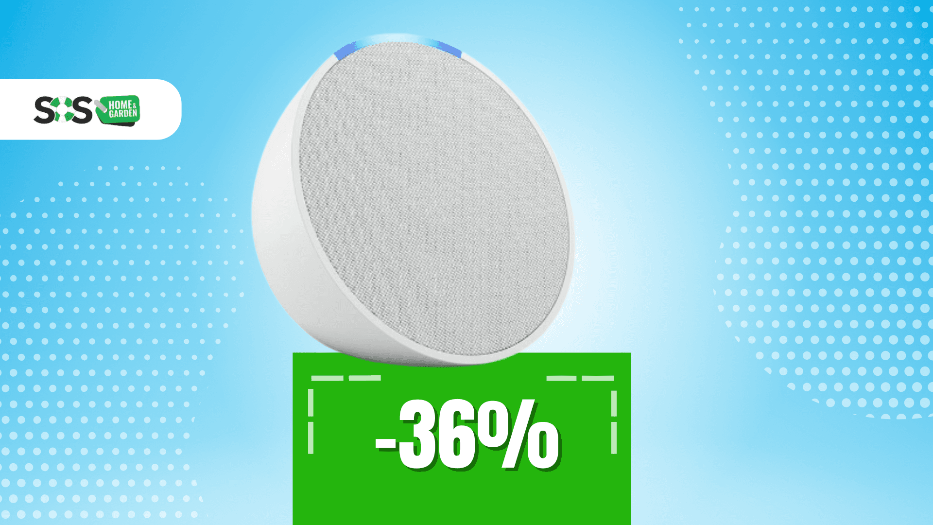 Immagine di Musica, meteo e domotica: Echo Pop oggi a soli 35€!