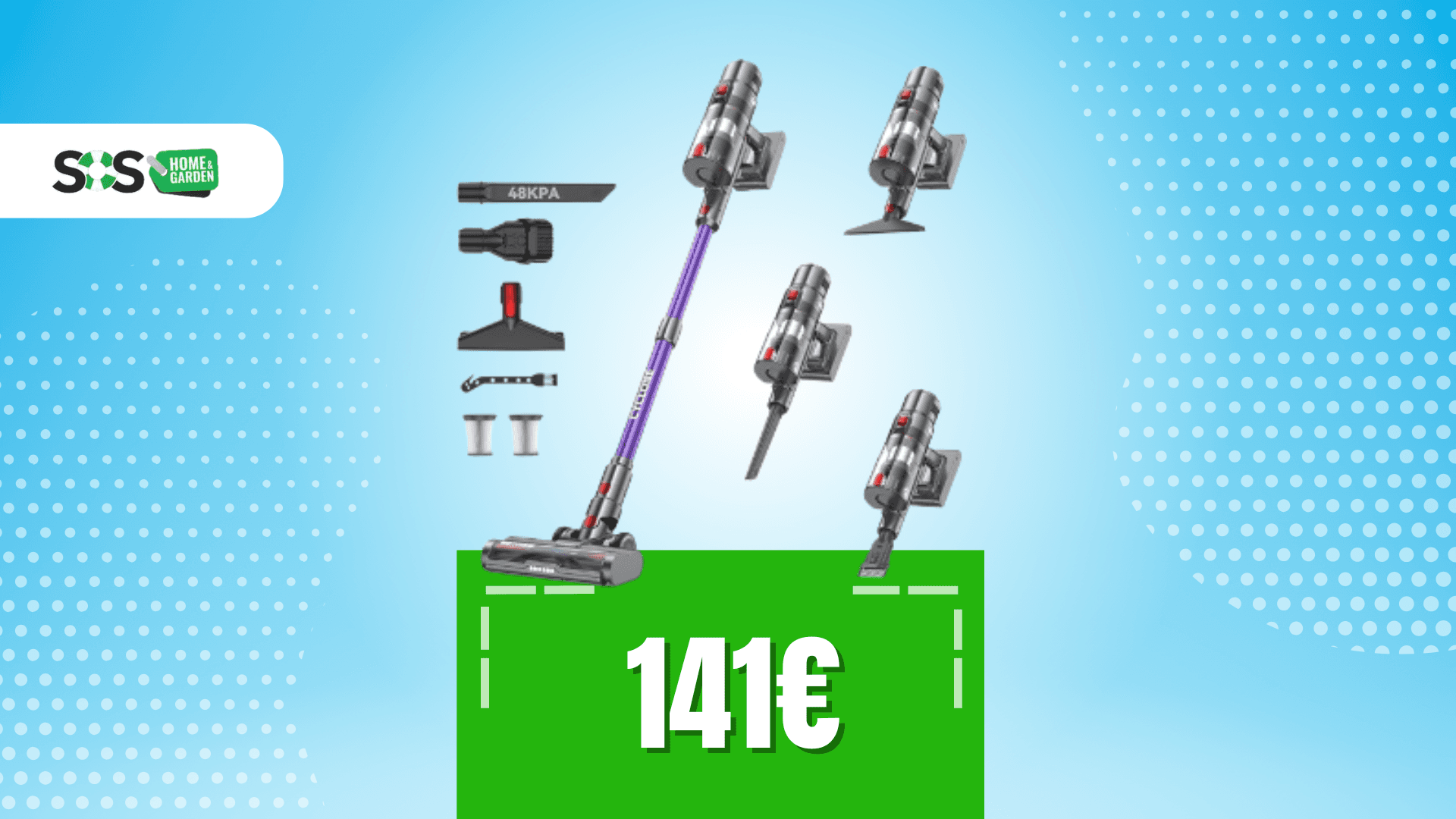 Immagine di Aspirapolvere senza fili in offerta con SCONTO e COUPON!