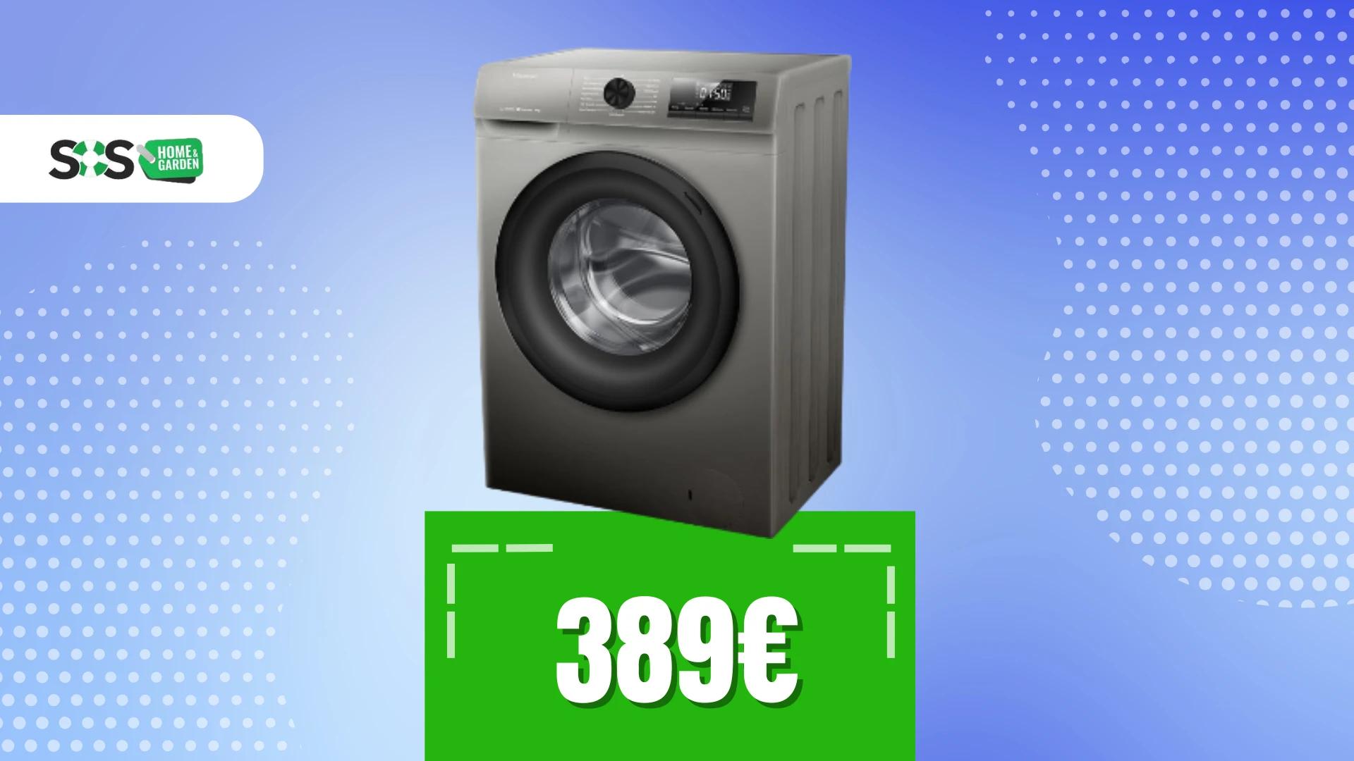 Immagine di Lavatrice Hisense: tecnologia e risparmio energetico a 389€!