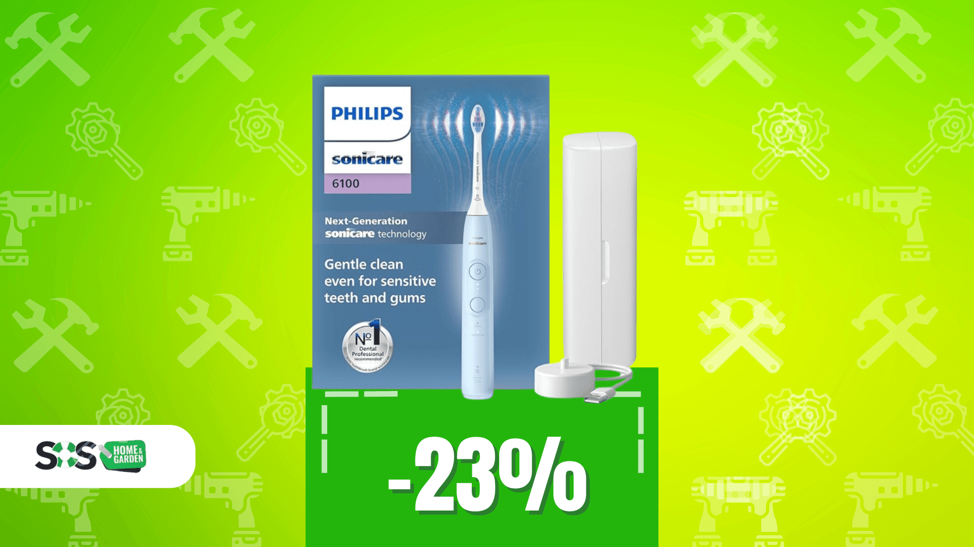 Immagine di Denti e gengive sane con questo spazzolino Philips a 80€!
