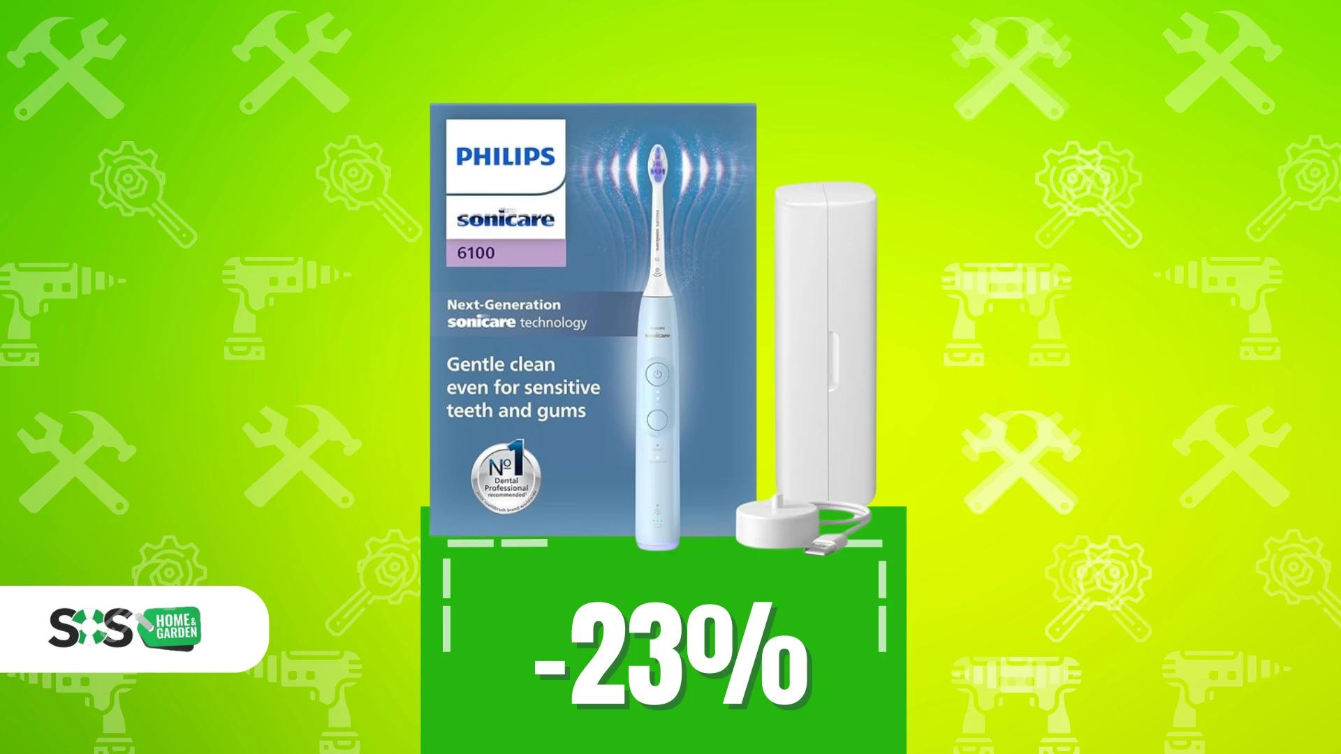 Immagine di Denti e gengive sane con questo spazzolino Philips a 80€!
