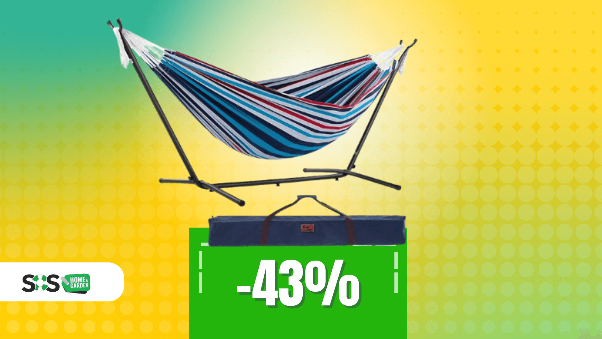 Immagine di L’amaca dei tuoi sogni (e sonnellini) oggi a solo 90€!