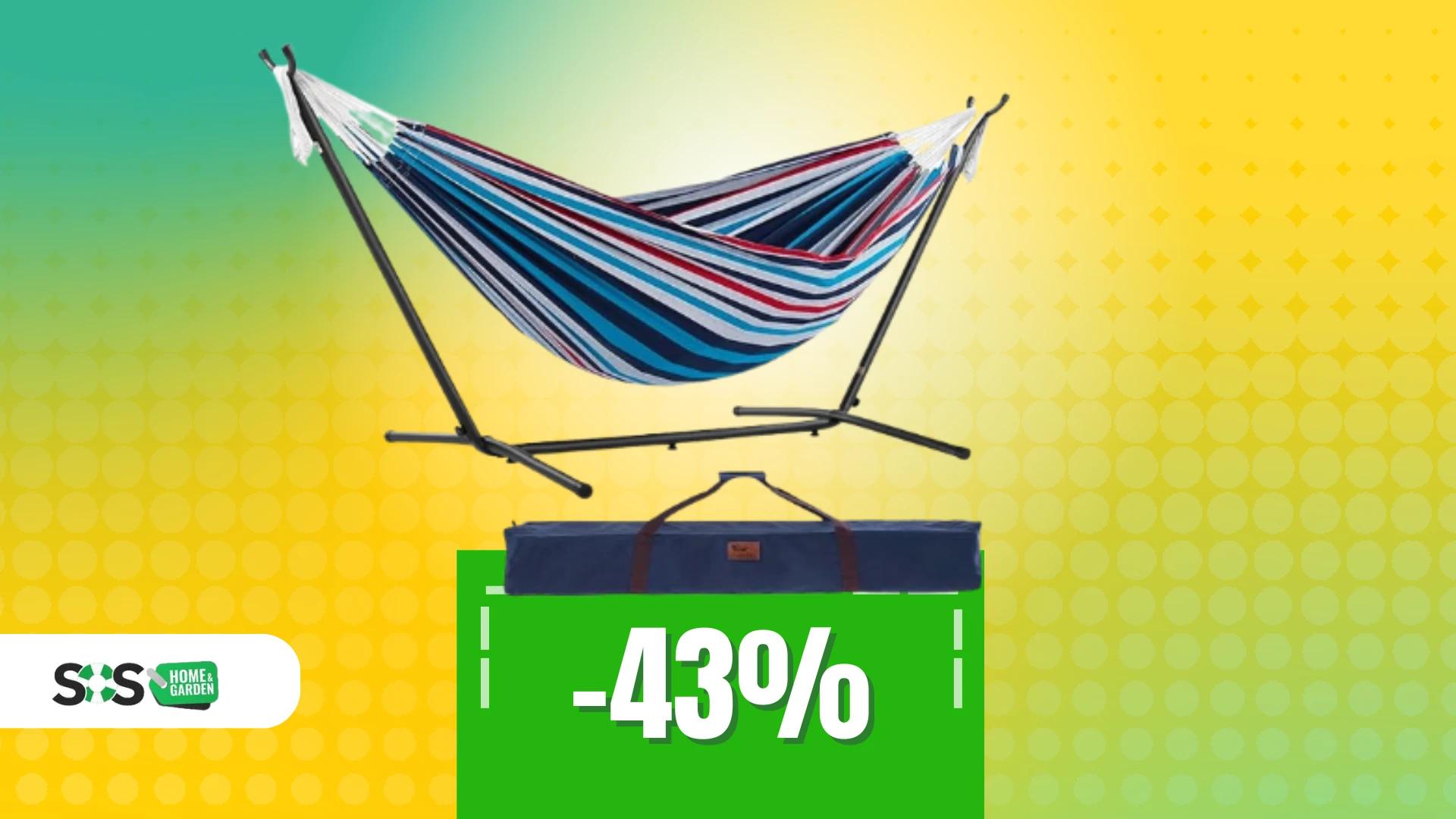 Immagine di L’amaca dei tuoi sogni (e sonnellini) oggi a solo 90€!