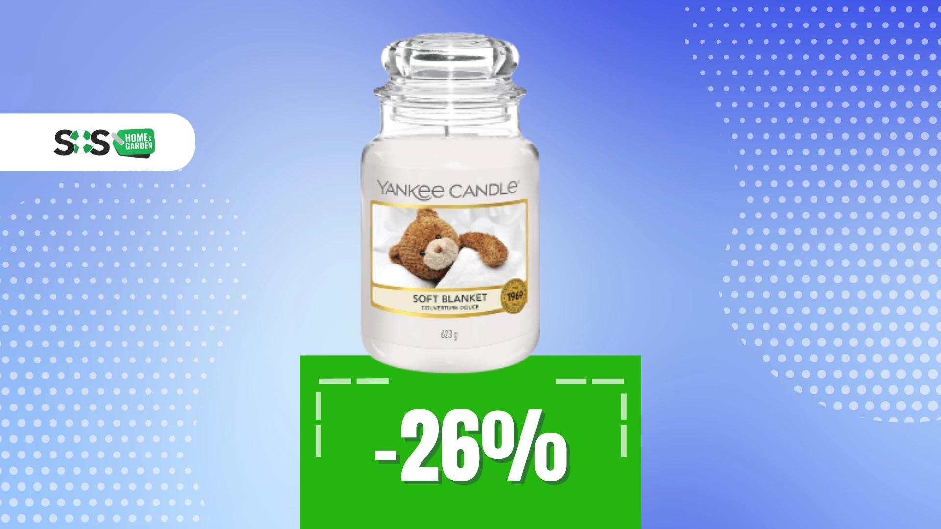 Immagine di Yankee Candle Soft Blanket a 25€: un profumo di coccole!
