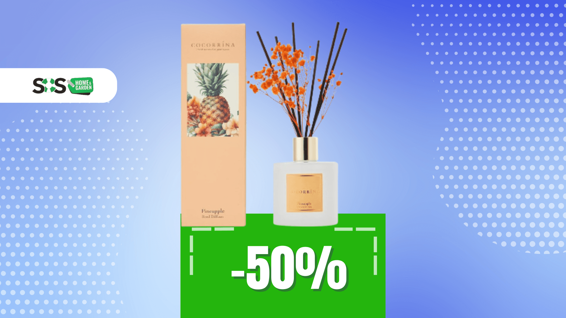 Immagine di Solo 10€ per questo set di diffusori al profumo di ananas!