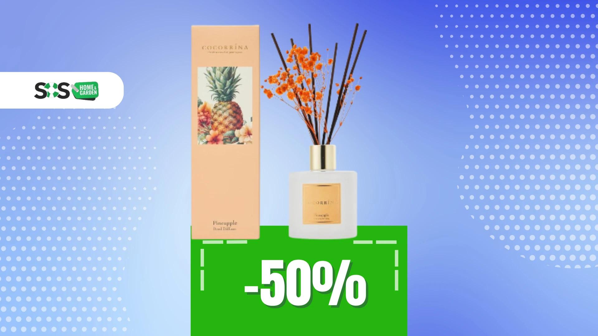 Immagine di Solo 10€ per questo set di diffusori al profumo di ananas!