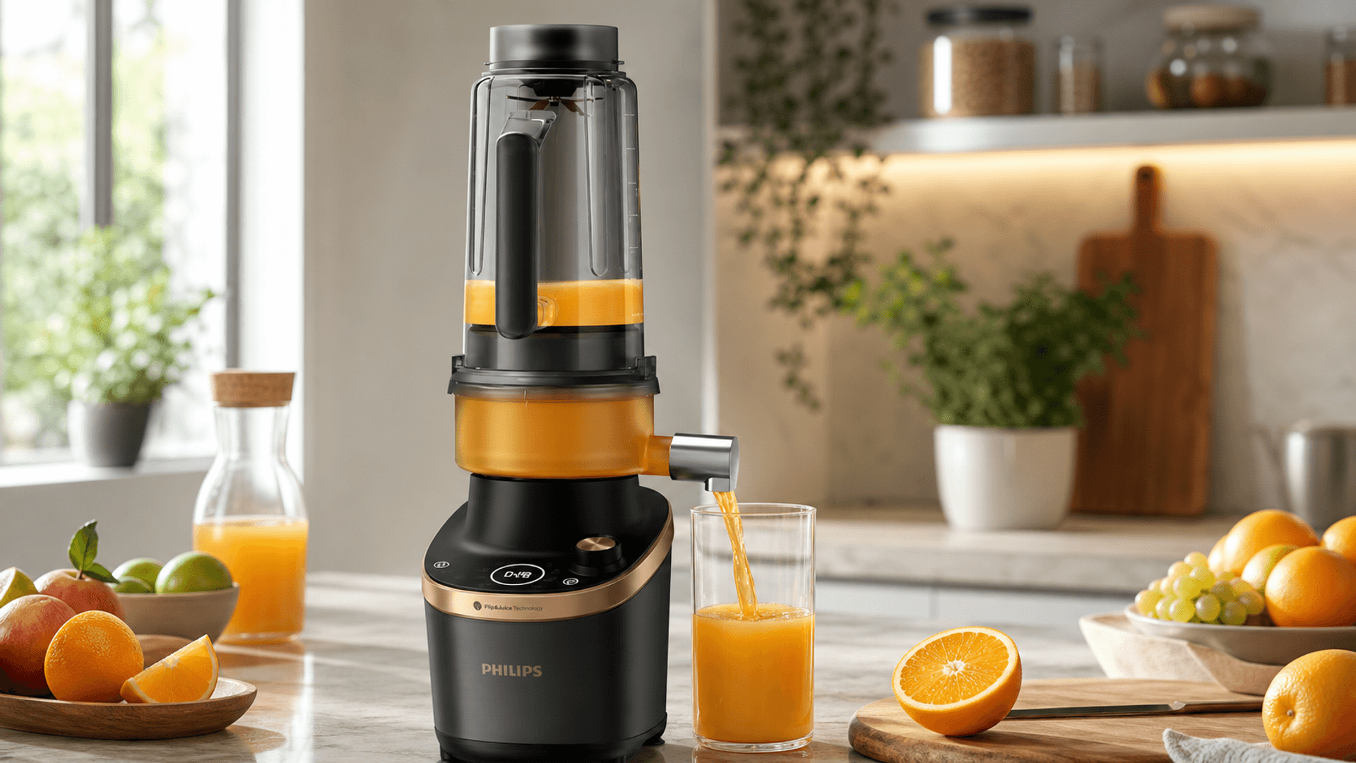 Immagine di Frullatore Philips Flip&Juice Serie 7000 al 46%: il taglio è forte