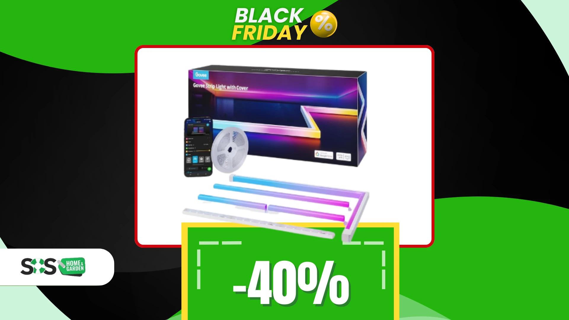 Immagine di Colorate la vostra casa con le strisce LED Govee a SOLI 54€!