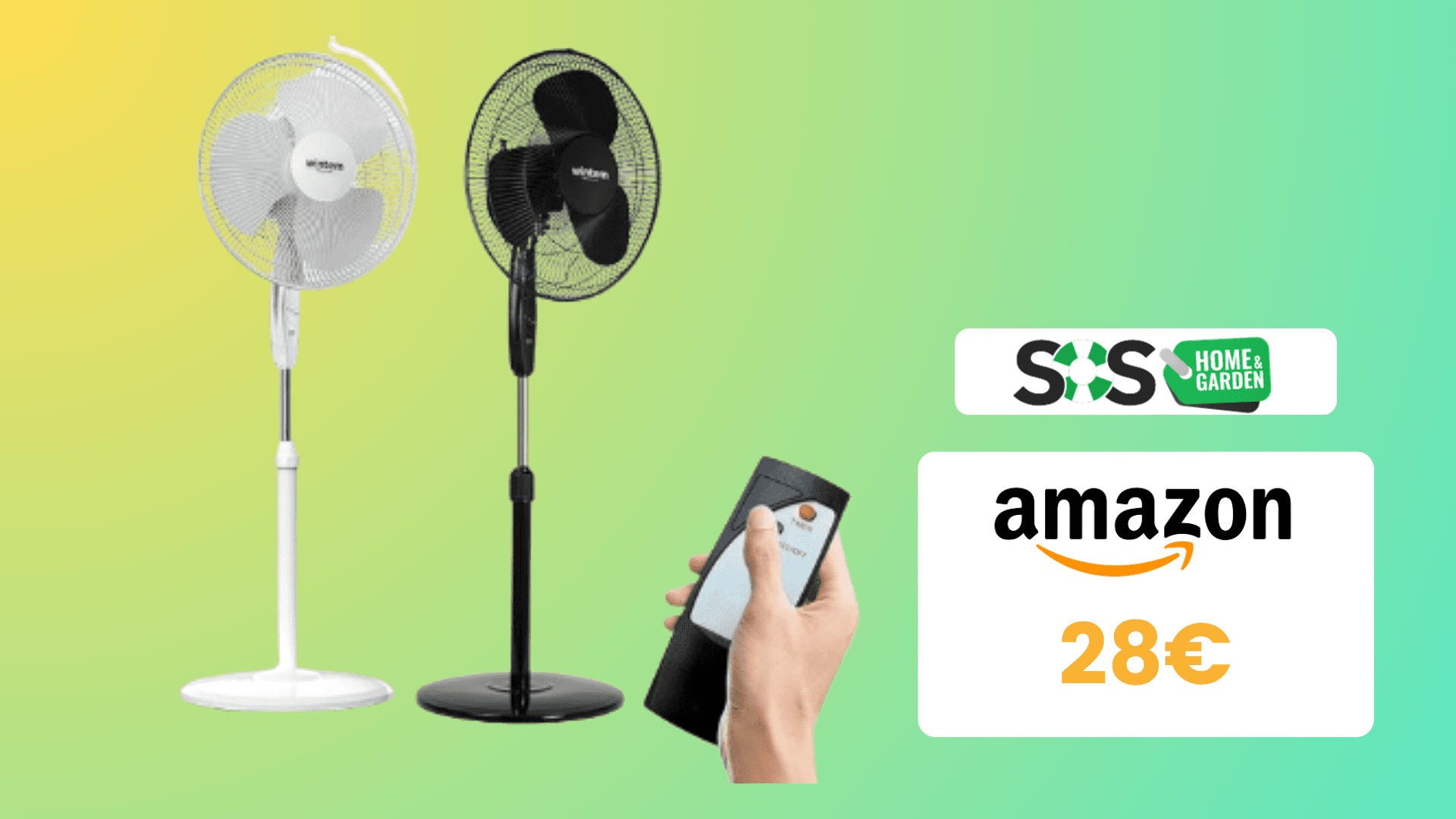 Immagine di Ventilatore a piantana Wintem a soli 28€ con DOPPIO SCONTO!