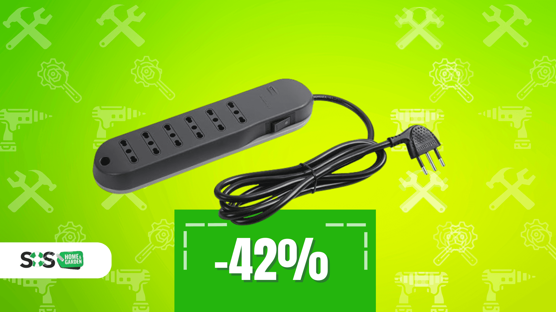 Immagine di 6 spine, 0 problemi: multipresa a 14€ che semplifica la vita