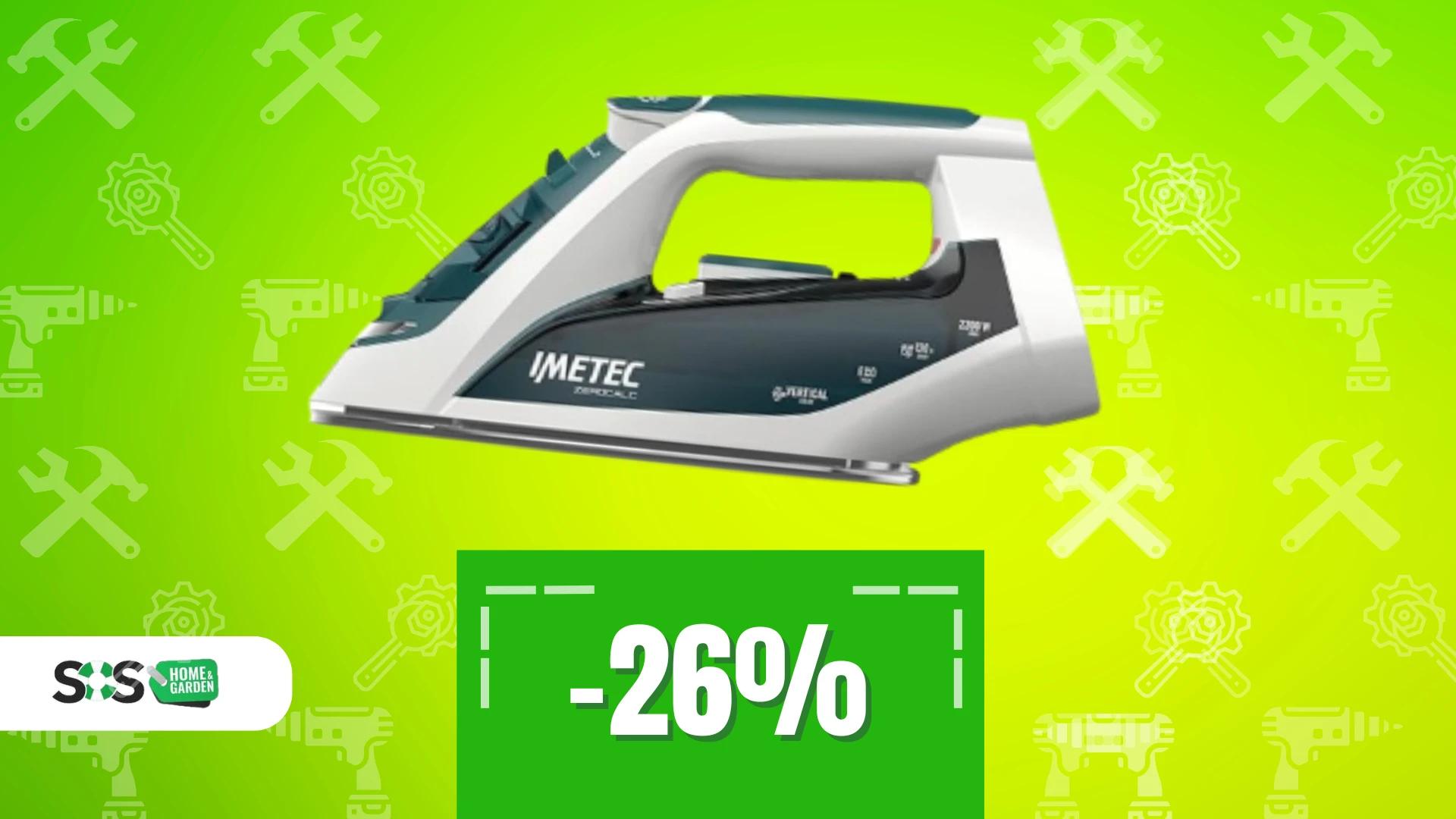 Immagine di Zero pieghe, zero calcare: ferro da stiro Imetec a 26€!