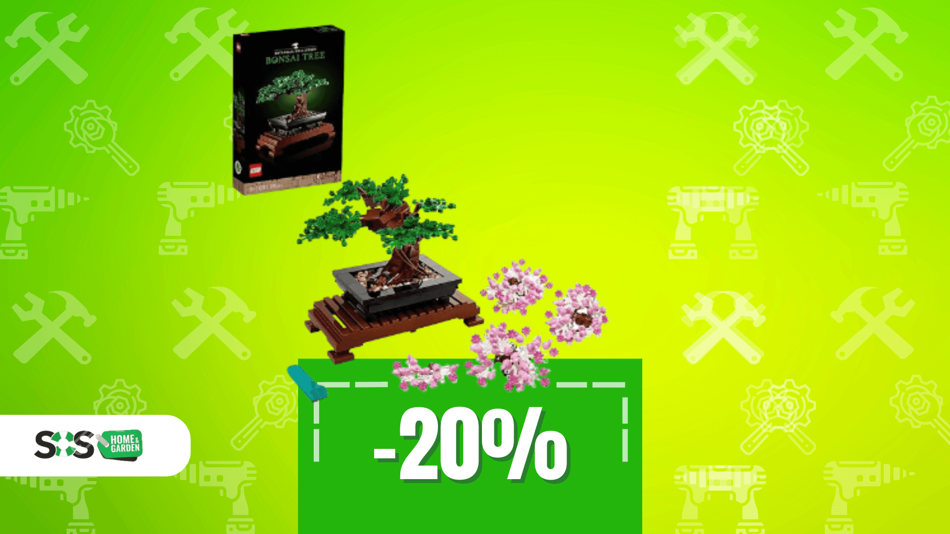 Immagine di Un’opera d’arte verde per la casa: bonsai LEGO a soli 40€!