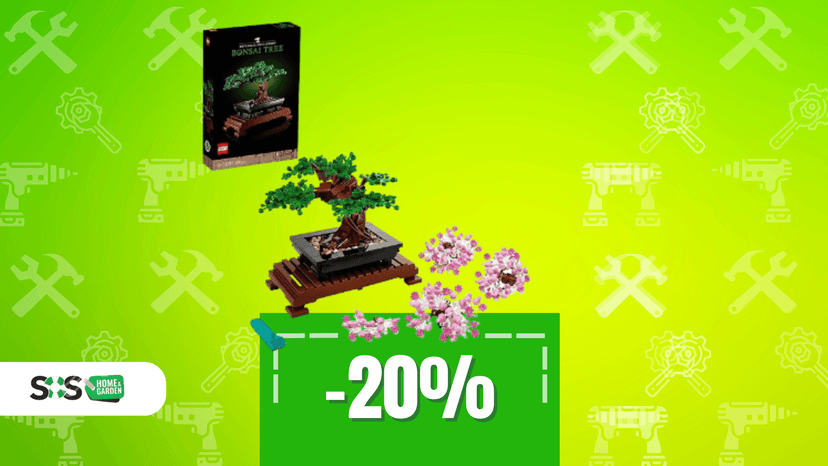 Immagine di Un’opera d’arte verde per la casa: bonsai LEGO a soli 40€!