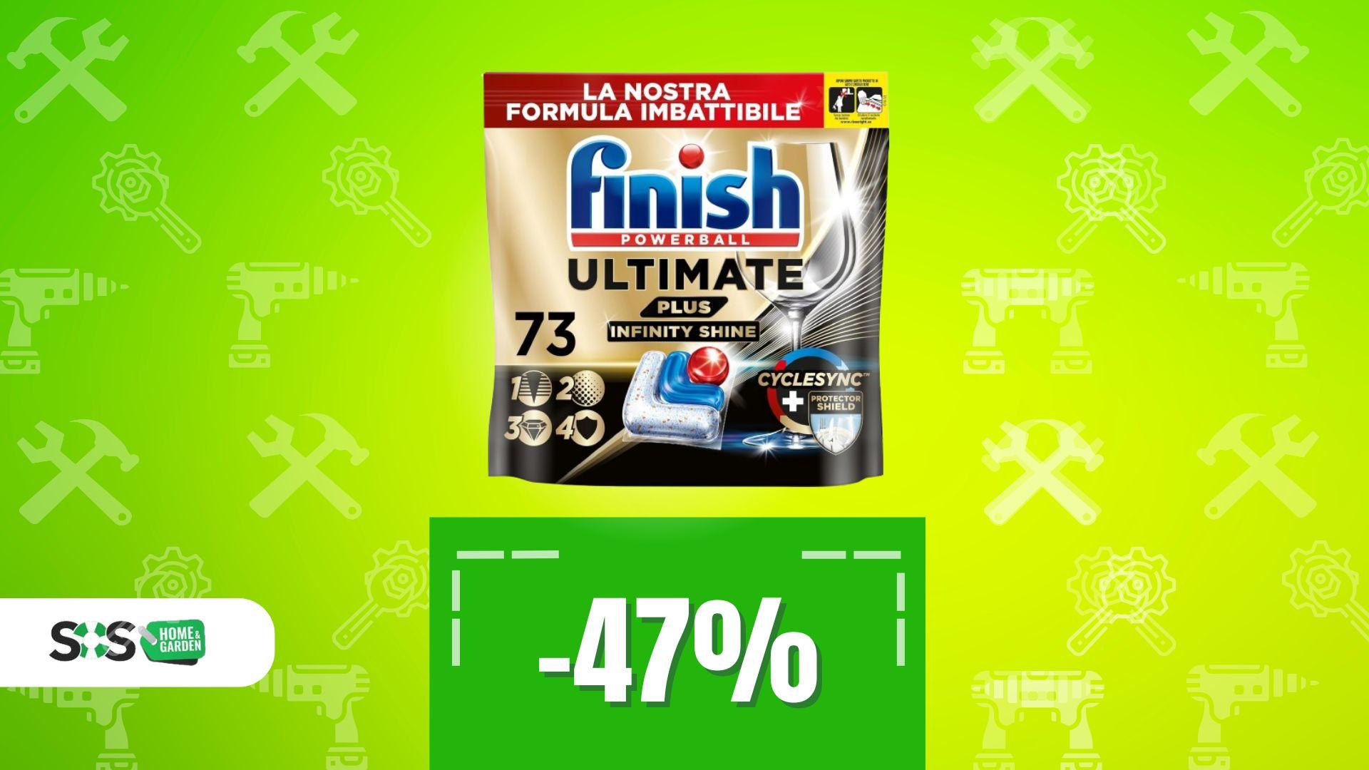 Immagine di Stoviglie ancora sporche dopo il lavaggio? Affidati al TOP: Finish Ultimate PLUS