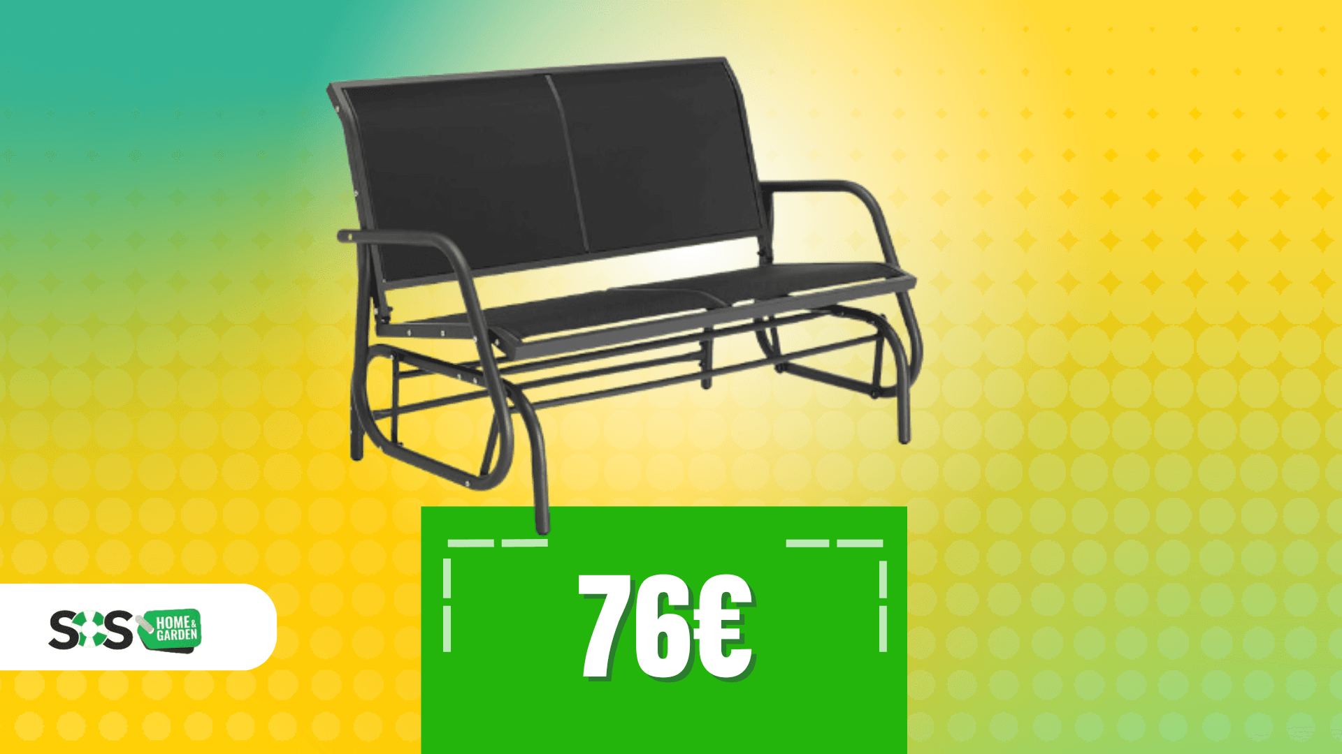 Immagine di La panca da giardino che ti coccola a soli 76€!