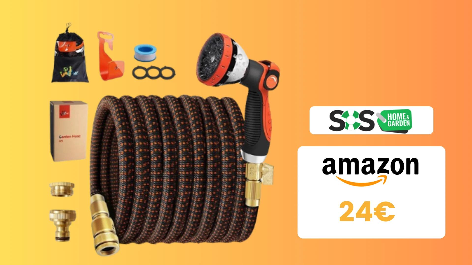 Immagine di Tubo da giardino Weue a soli 24€ con DOPPIO COUPON!