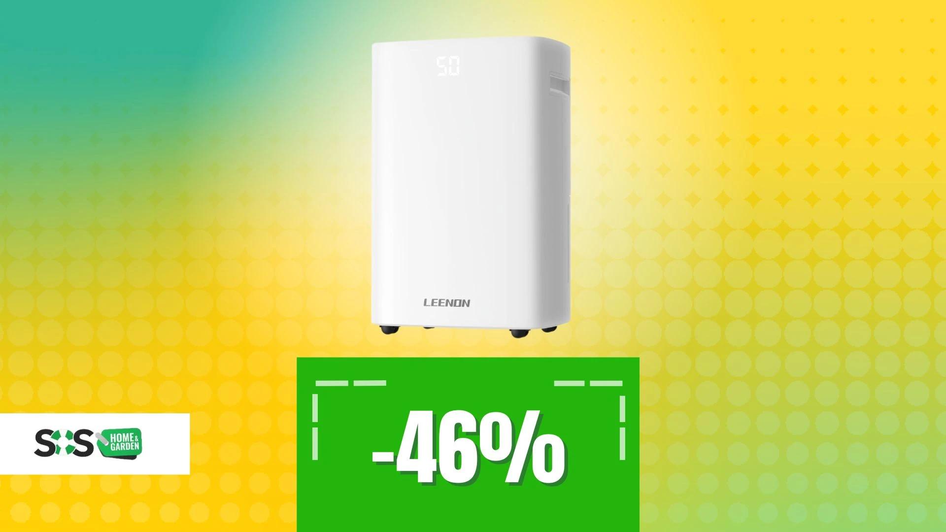 Immagine di Inverno senza umidità? Oggi questo deumidificatore è in super sconto