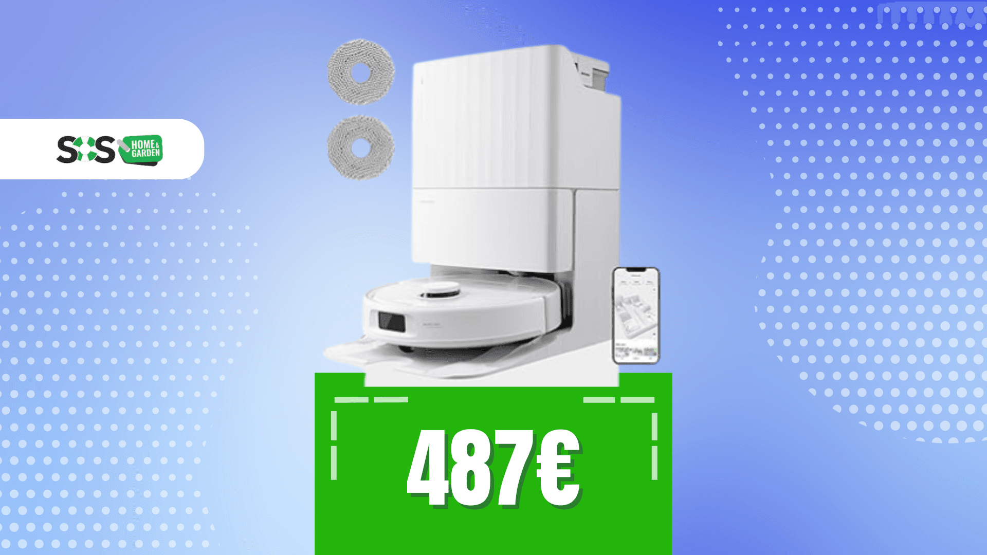 Immagine di Roborock Qrevo S Set a soli 487€: e tu riposi sul divano!