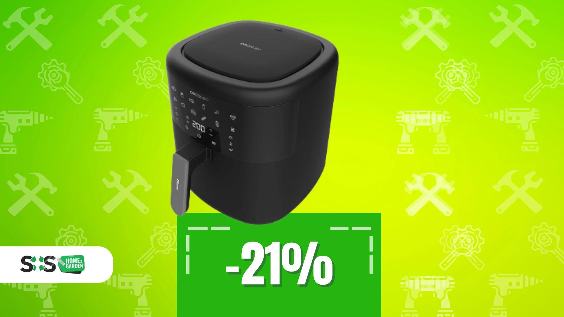 Immagine di 6 litri, 12 programmi: friggitrice Cecotec a SOLI 47€!