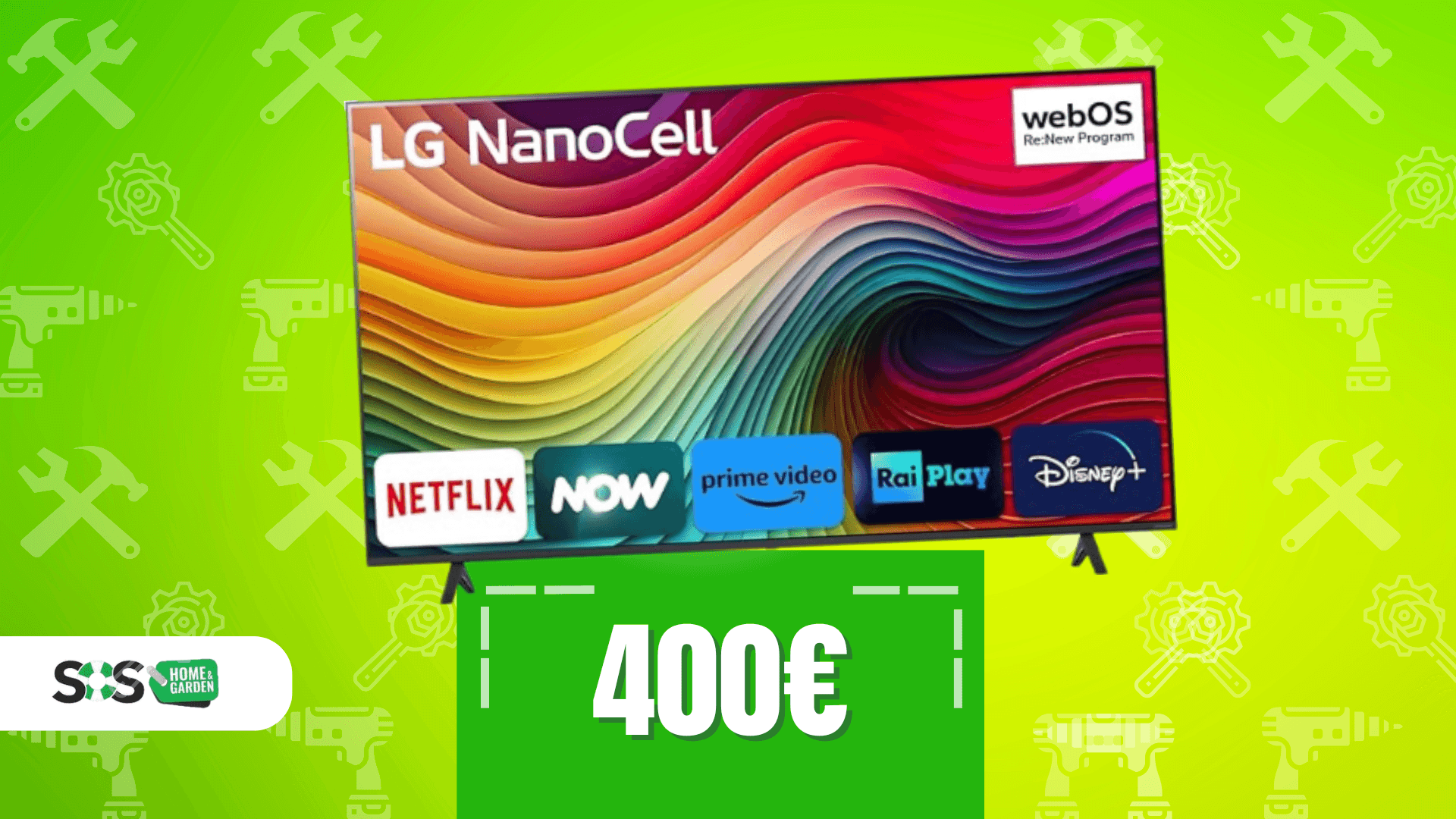 Immagine di MINIMO STORICO oggi per la smart TV LG NANO81 a soli 400€!