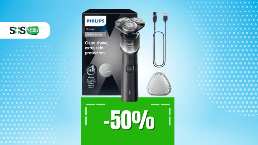 Immagine di Rasoio Philips a METÀ PREZZO: oggi in offerta a solo 65€!