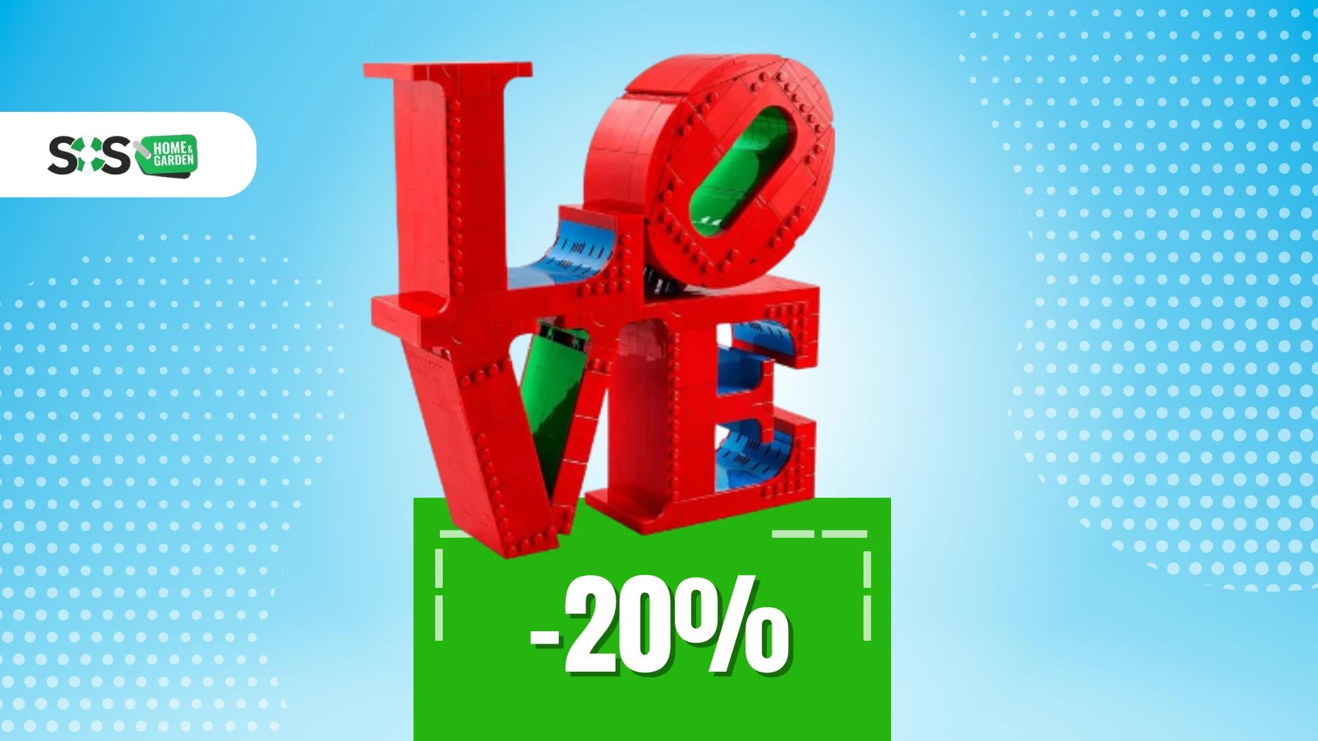 Immagine di LEGO Art LOVE a soli 64€: il set pop che parla al cuore!