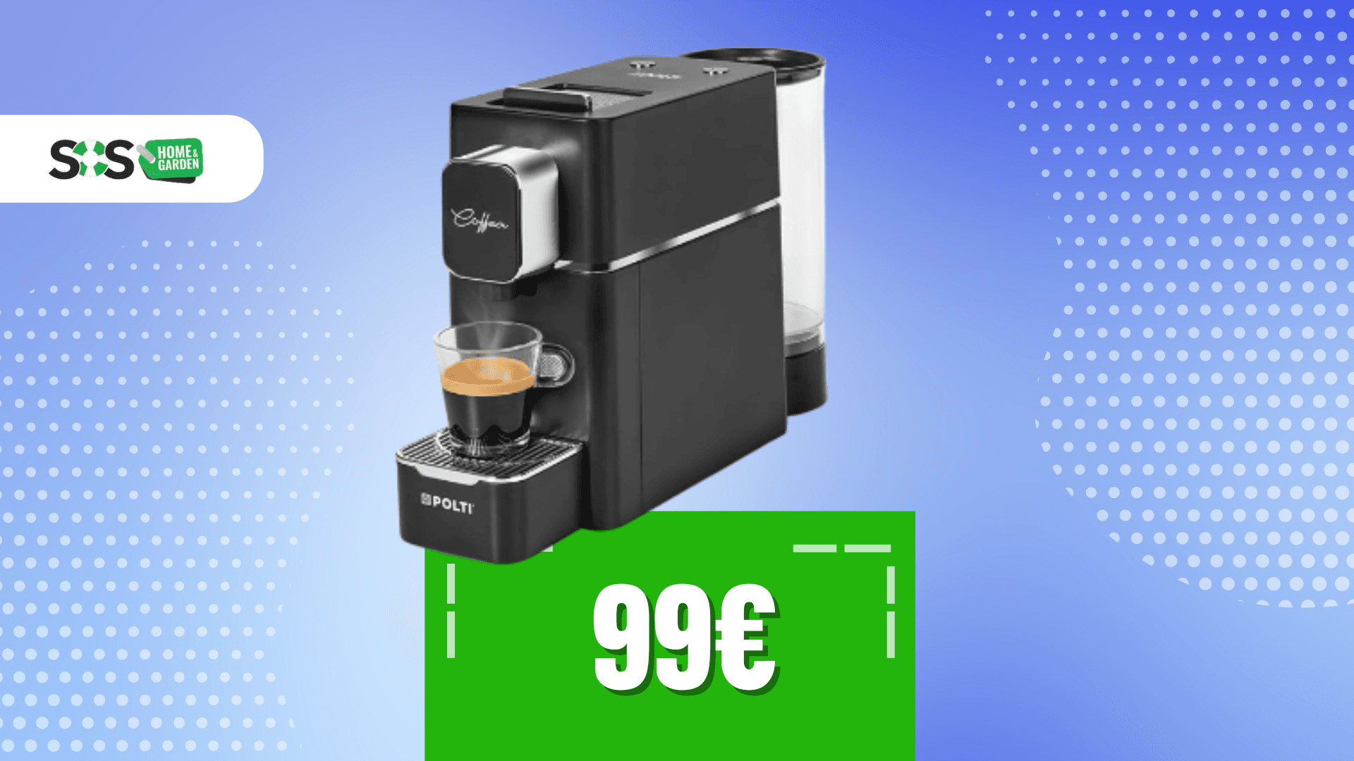 Immagine di Espresso da bar ma a casa tua: ecco Polti Coffea a 99€!