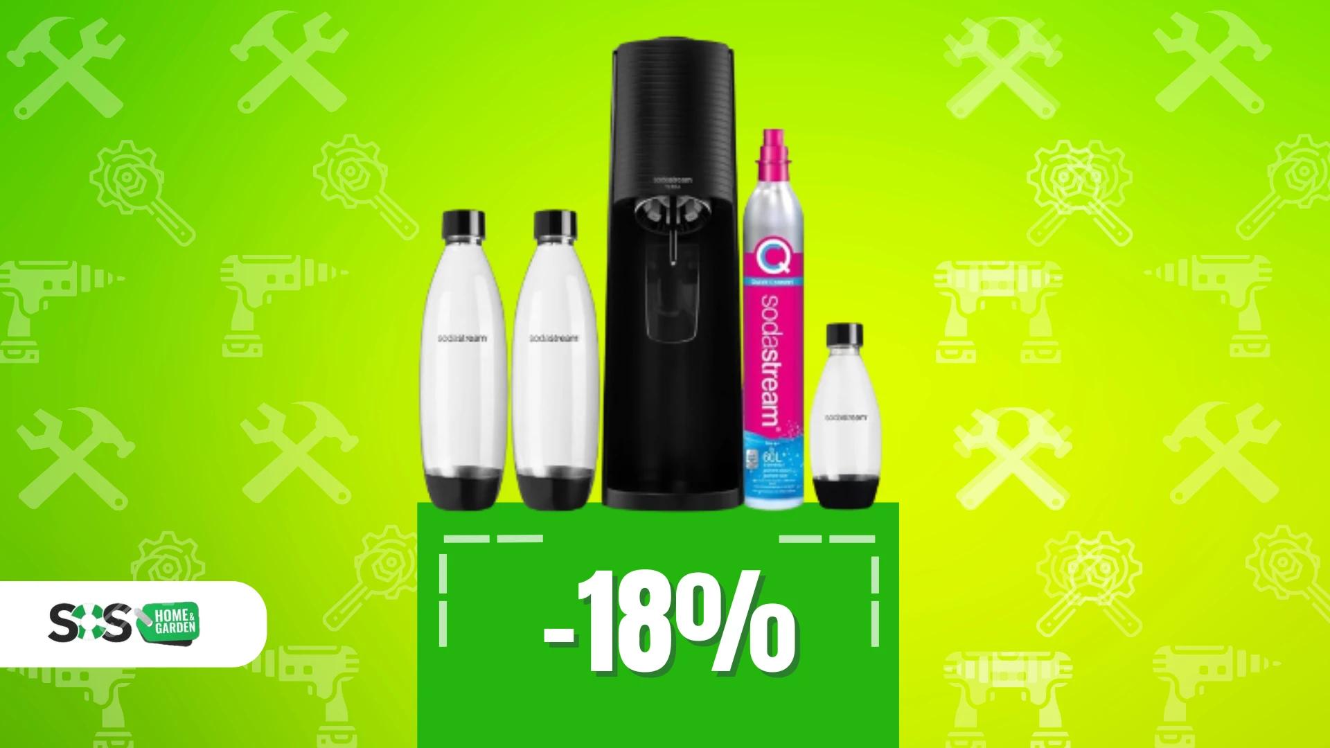 Immagine di SodaStream Terra Megapack a 64€: evviva l'acqua frizzante!