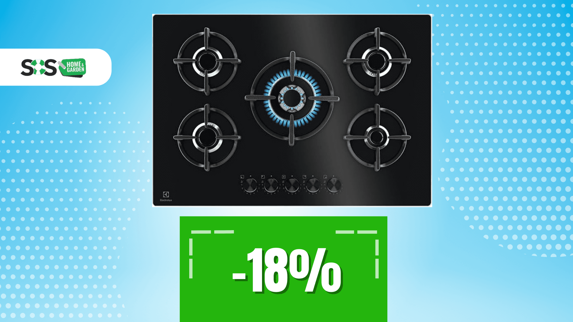 Immagine di Offerta a tempo: piano cottura a gas Electrolux a soli 300€!