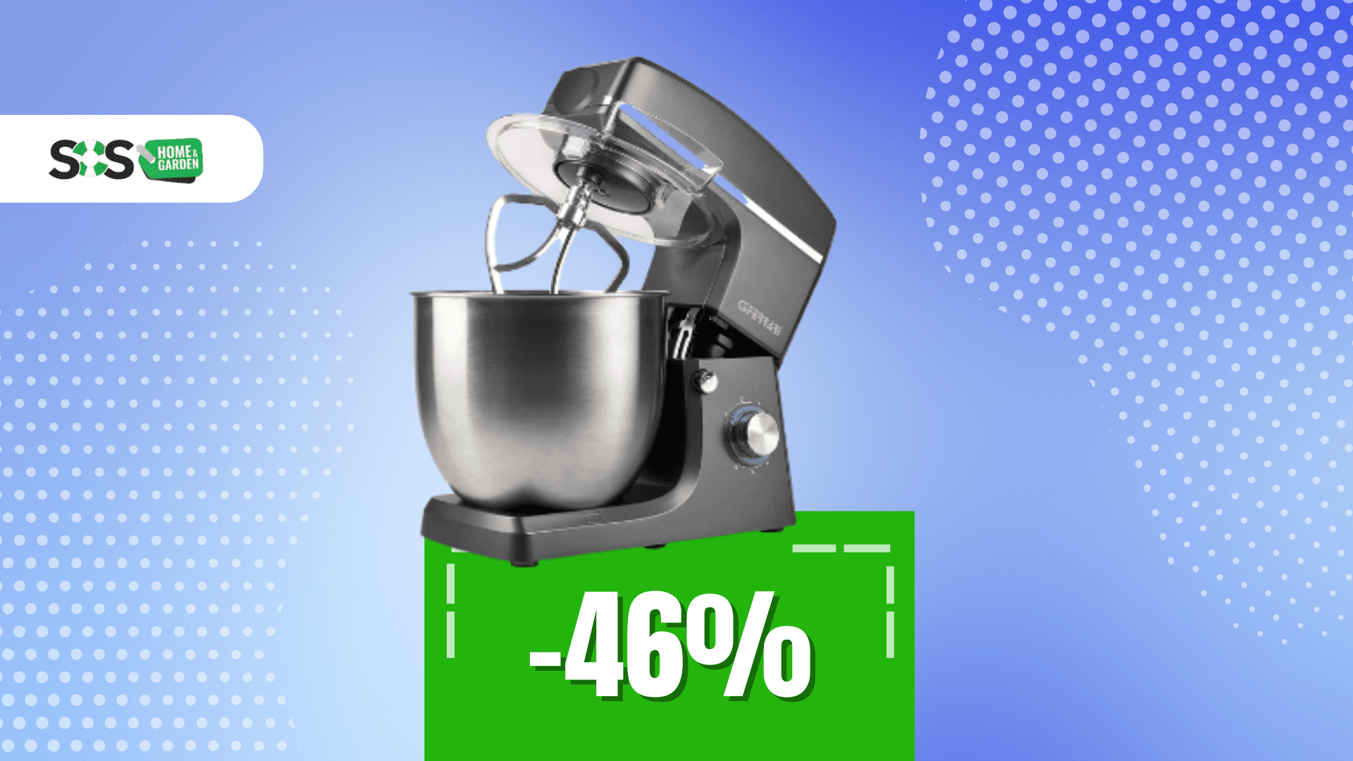Immagine di Impasti perfetti con questa planetaria in offerta a 135€!