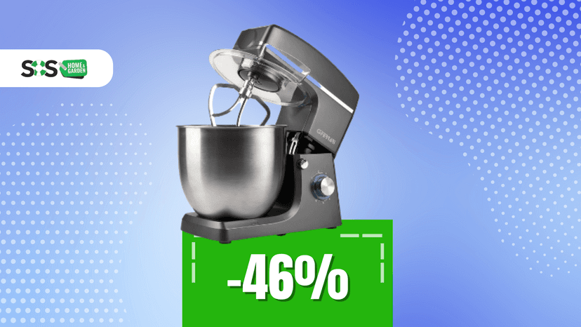 Immagine di Impasti perfetti con questa planetaria in offerta a 135€!