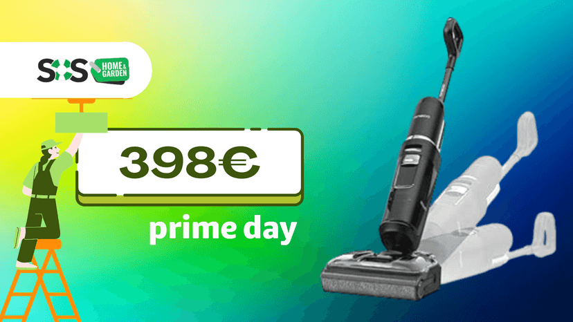 Immagine di Pulizia a secco e a umido con questo Tineco in offerta Prime