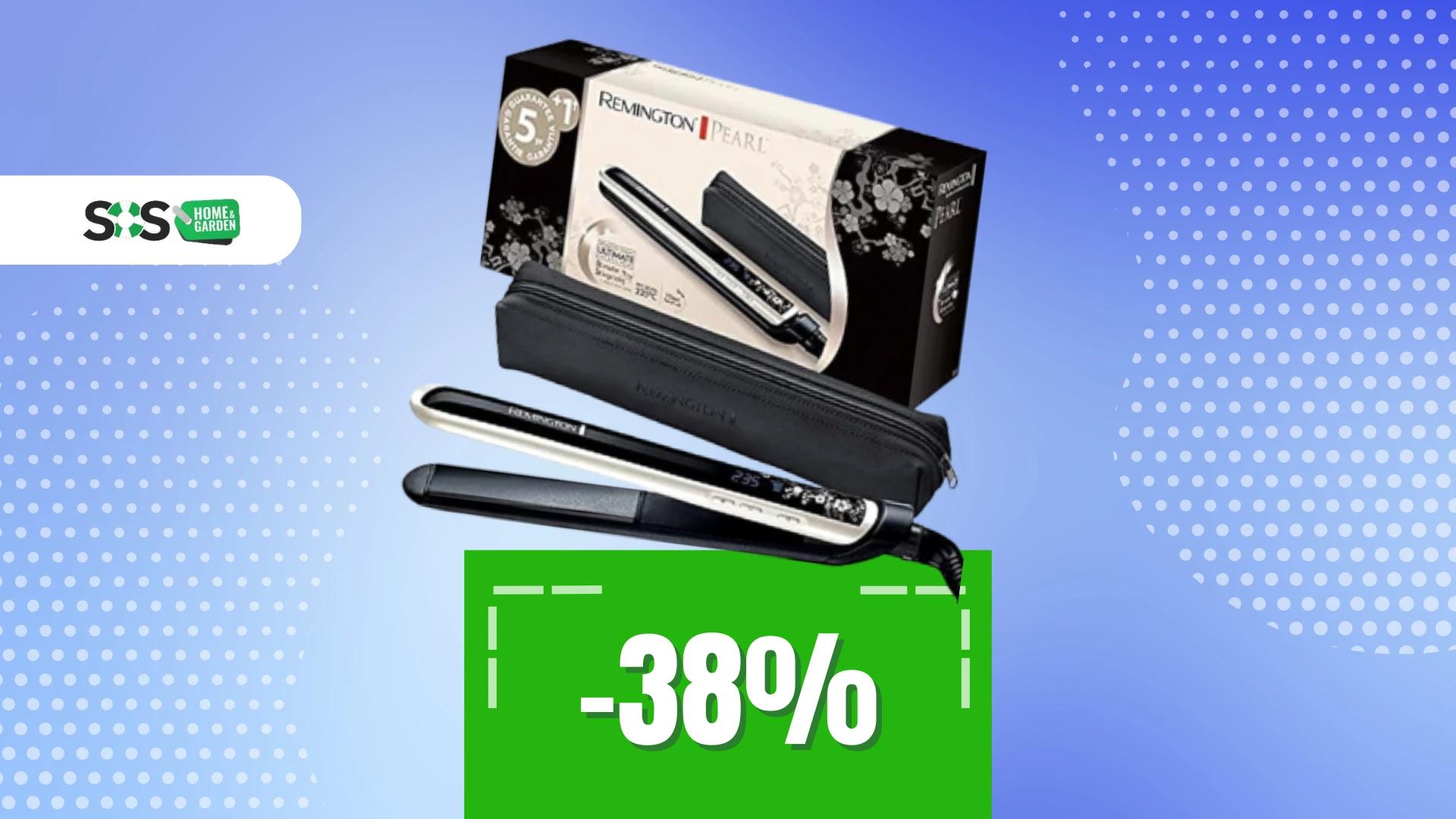 Immagine di Capelli perfetti con la piastra Remington Pearl a soli 25€!