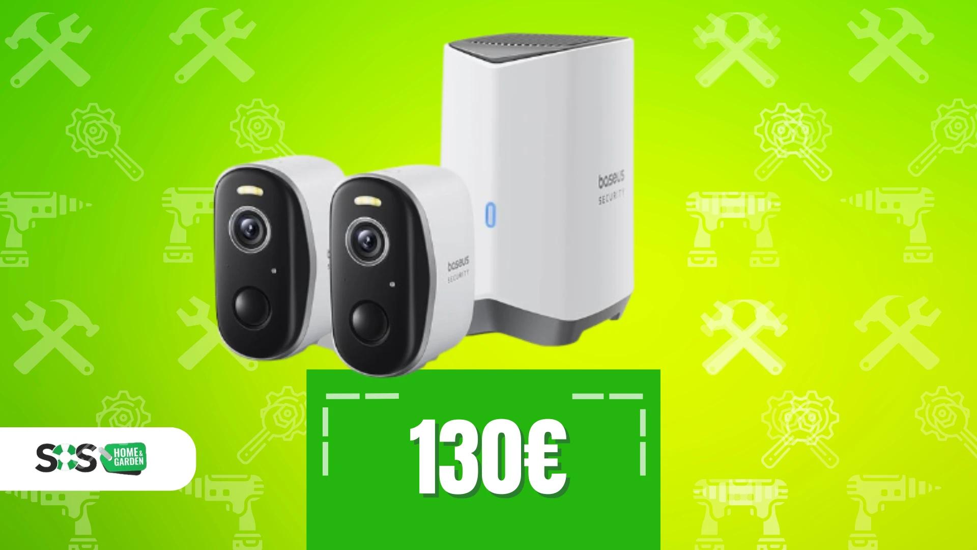 Immagine di 2 telecamere Baseus a 130€: sicurezza da esterno al top!
