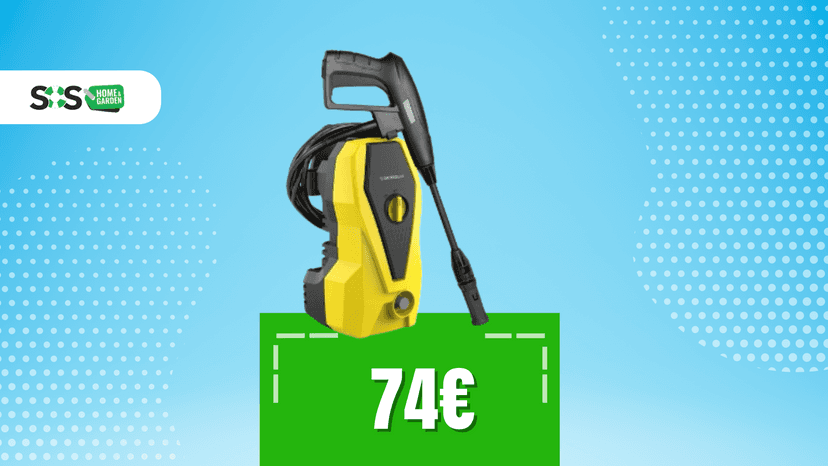 Immagine di Compatta e implacabile: idropulitrice a soli 74€!