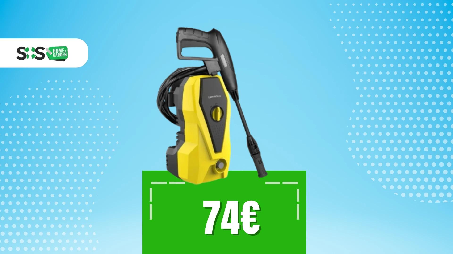Immagine di Compatta e implacabile: idropulitrice a soli 74€!