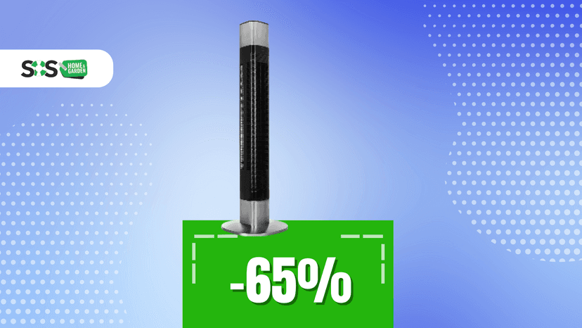 Immagine di Freschezza a METÀ PREZZO: ventilatore a torre a soli 50€!