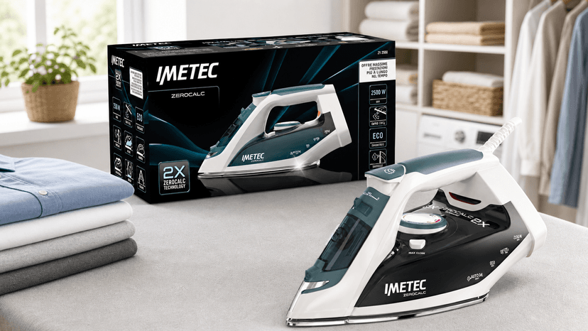 Immagine di Ferro da stiro Imetec ZeroCalc Z1 2500 al 42%: ora costa meno di 24€