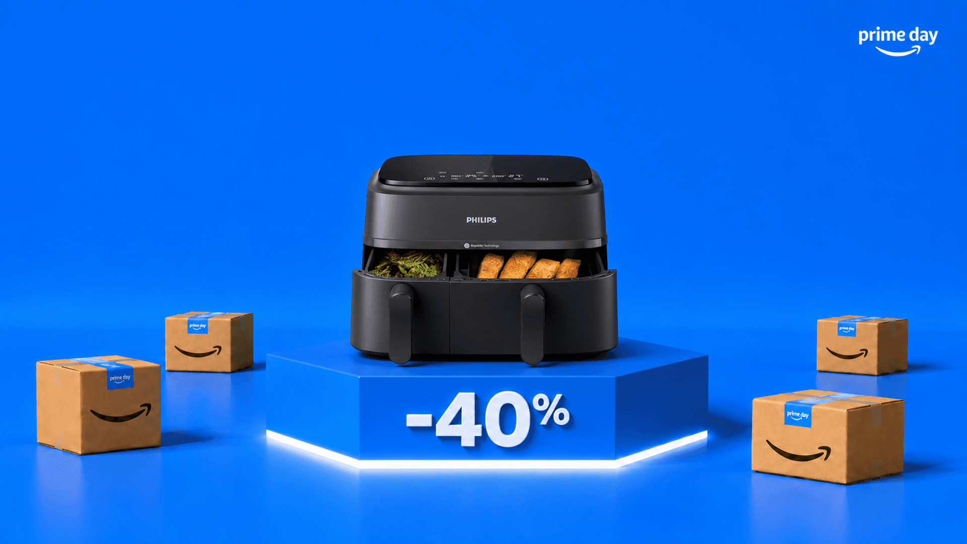 Immagine di La friggitrice ad aria Philips Dual Basket ora costa 80€ in meno