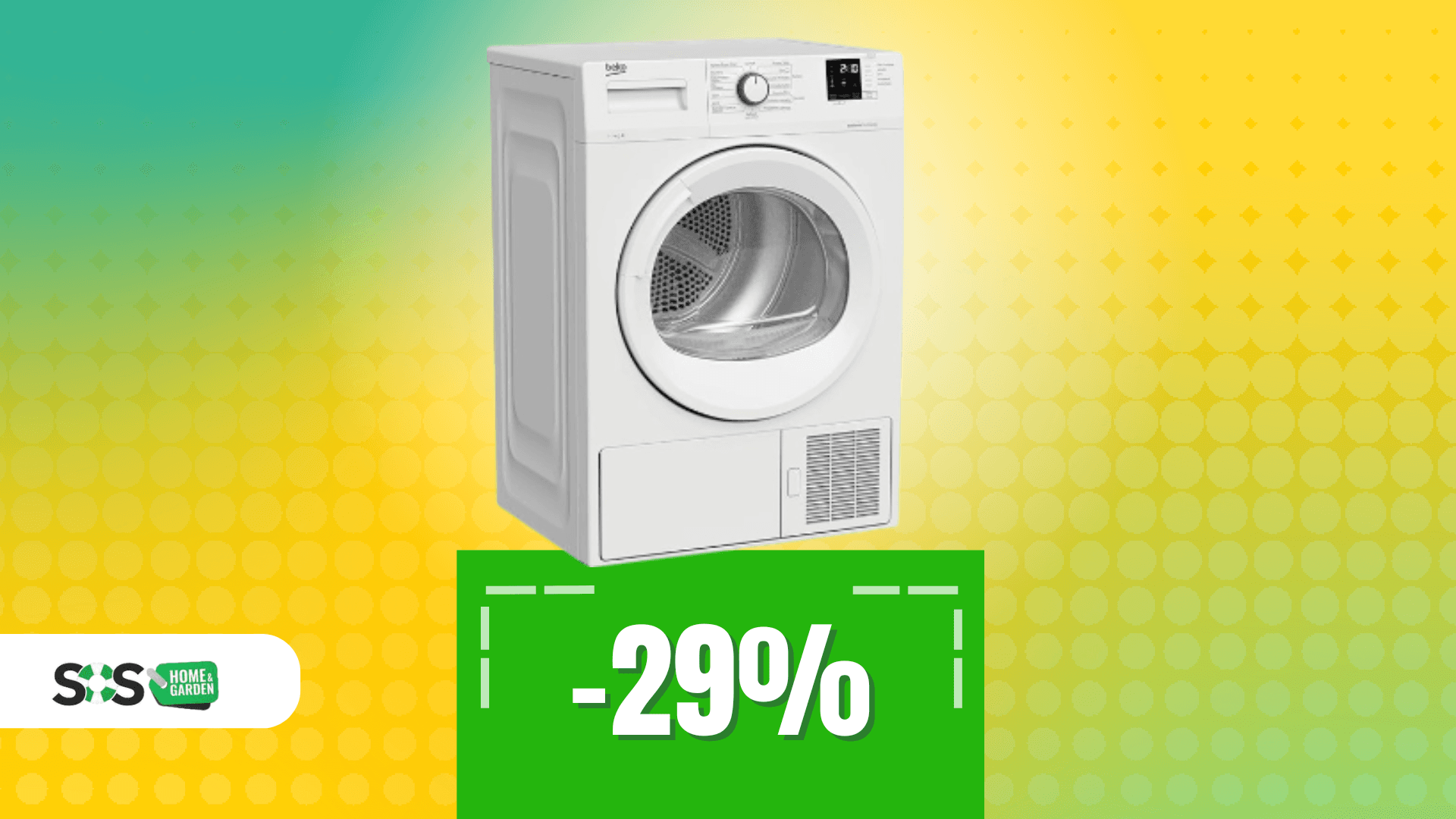 Immagine di Asciugatrice Beko a soli 388€: slim e con pompa di calore!