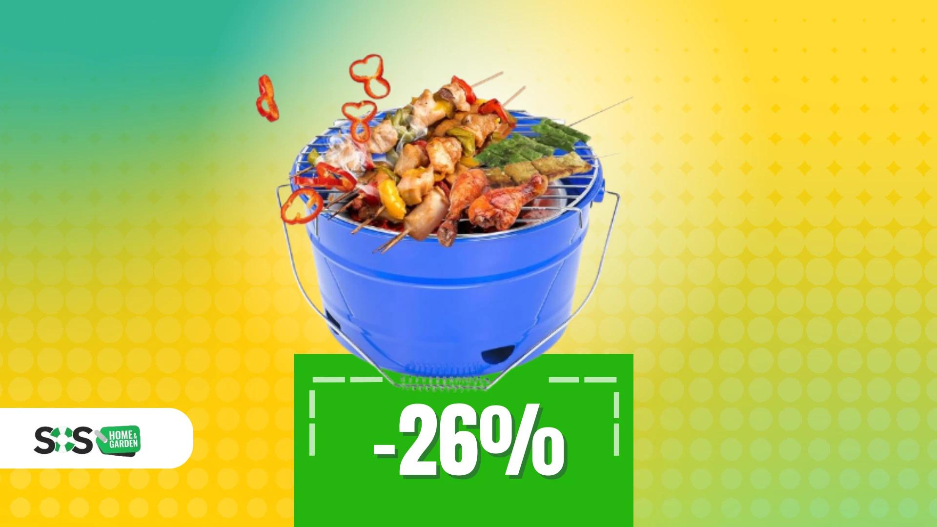 Immagine di Piccolo prezzo, grandi grigliate: BBQ portatile a soli 22€!
