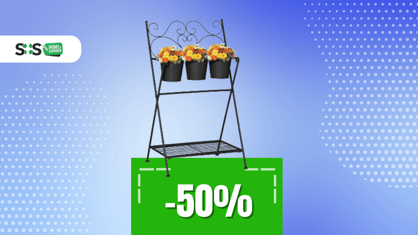 Immagine di Dai risalto alle tue piante con questo scaffale a soli 30€!