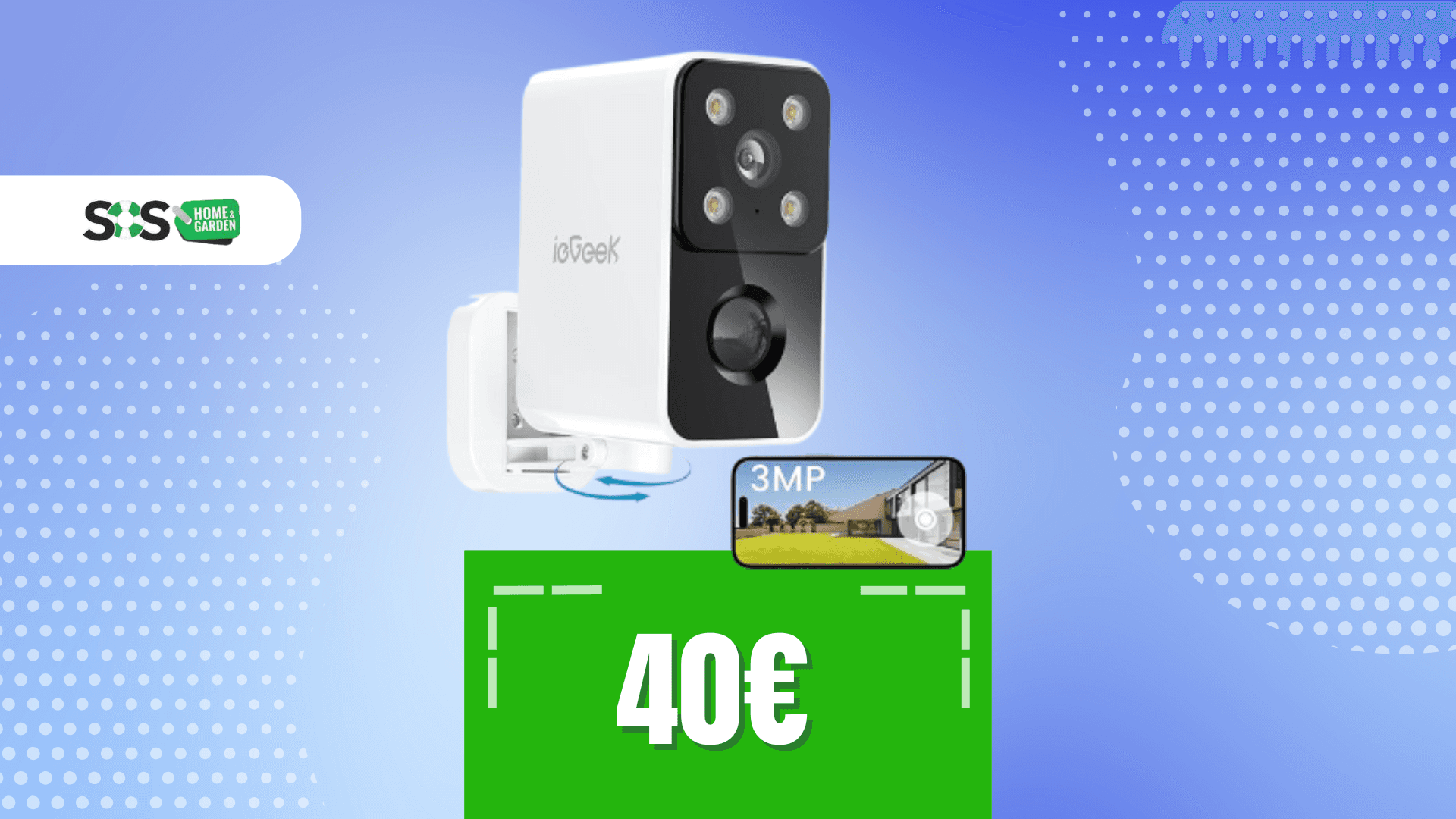 Immagine di Sicurezza a tutto tondo con questa telecamera a soli 40€!