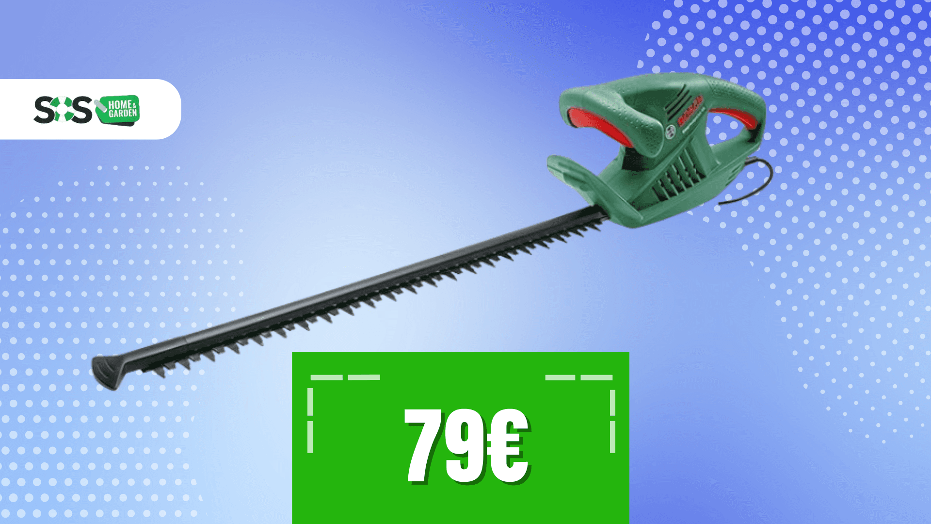 Immagine di Giardino in ordine con il tagliasiepi Bosch a soli 79€!