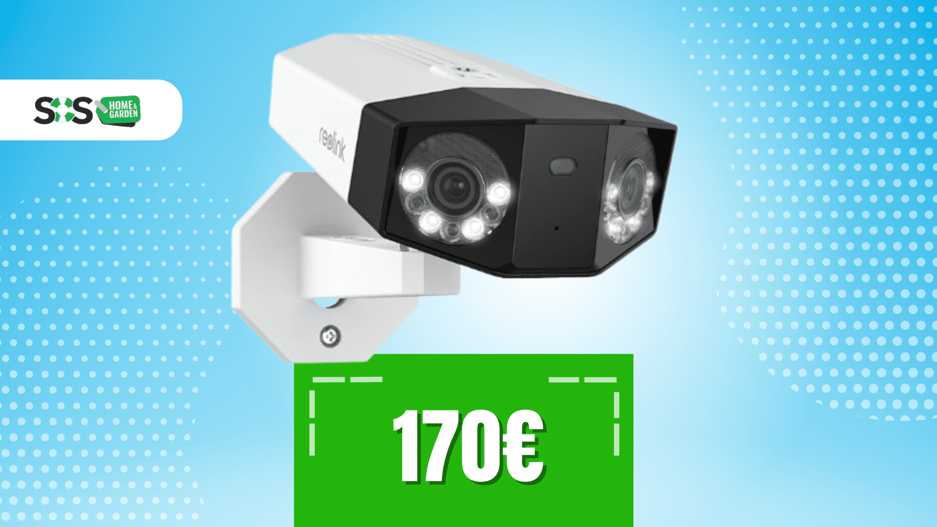 Immagine di Telecamera da esterno a soli 170€ con controllo a 180°!