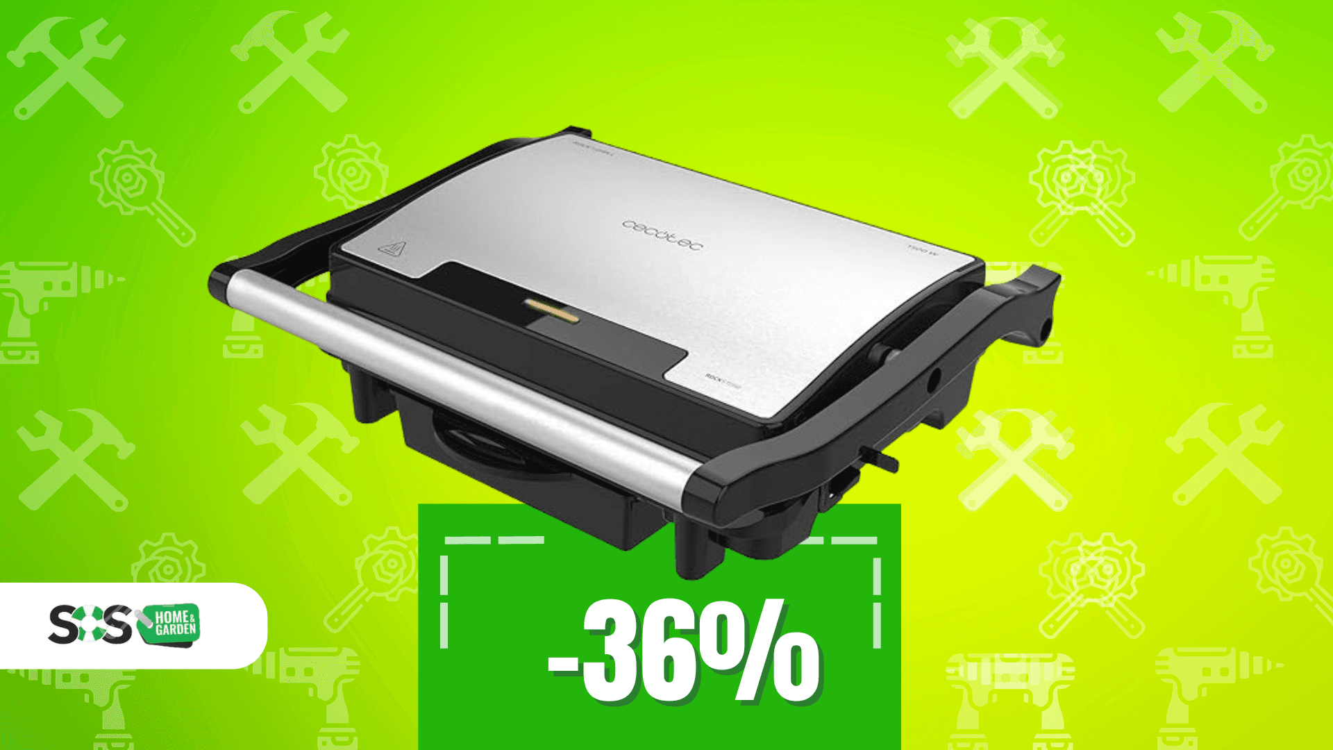 Immagine di Grigliate perfette e toast croccanti con Cecotec a soli 16€!
