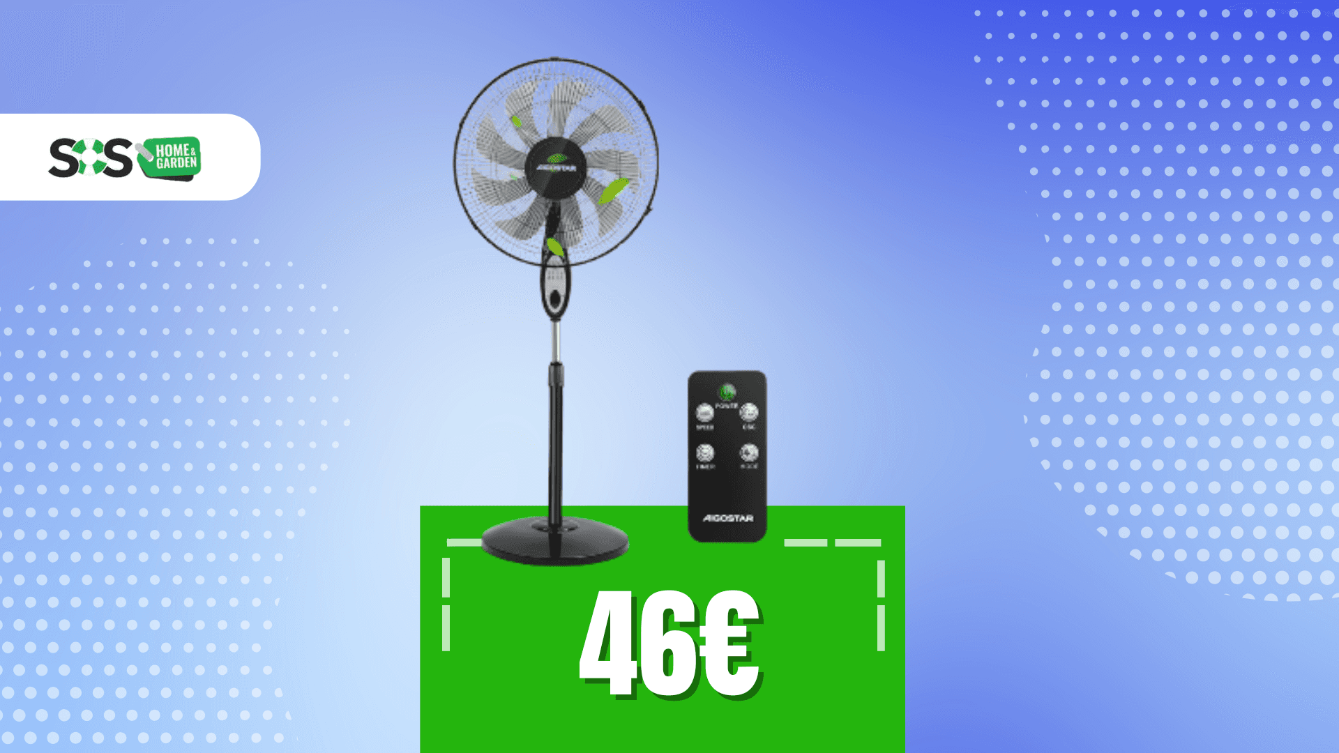 Immagine di Controllo del fresco con il ventilatore Aigostar a soli 46€!