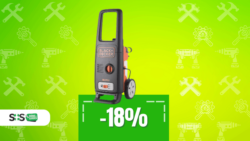 Immagine di Idropulitrice Black & Decker: pulito estremo a soli 90€!
